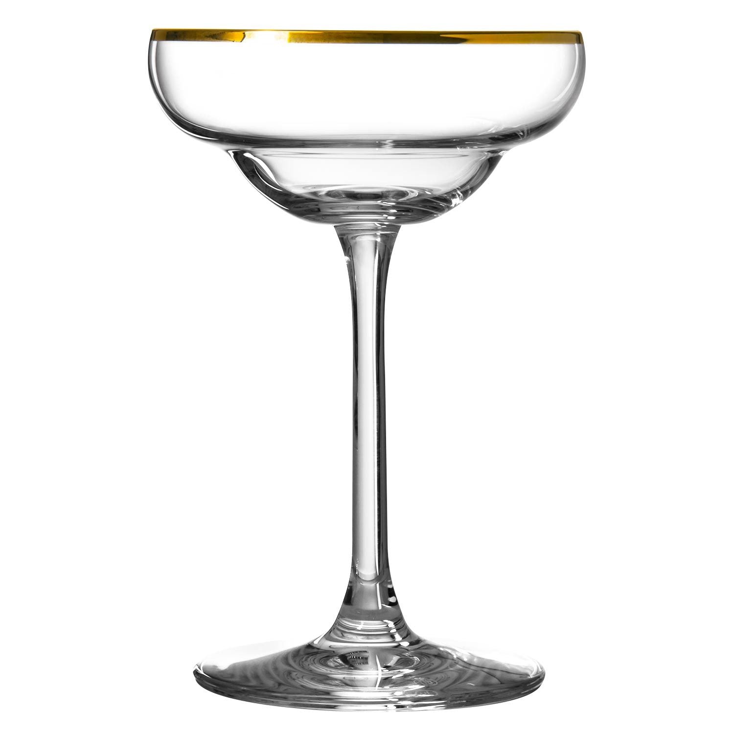 Bord doré Coley® coupe en cristal 17cl
