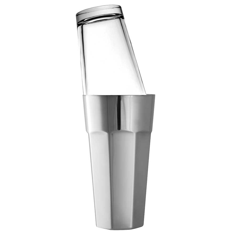Shaker à cocktail Boston octogonal 16 oz