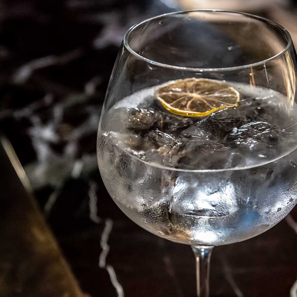 Coffret cadeau de verres ballon à gin en cristal sans plomb, 2 x 65ml