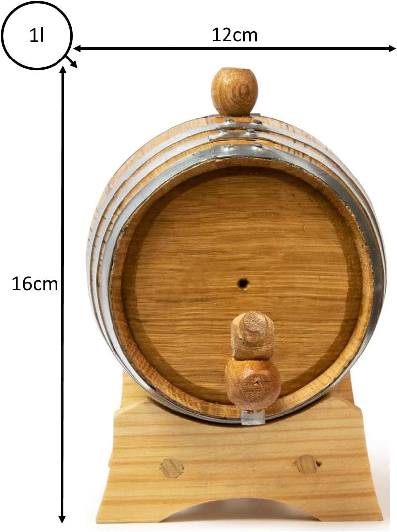 Barile da cocktail in rovere per invecchiamento, 1 litro