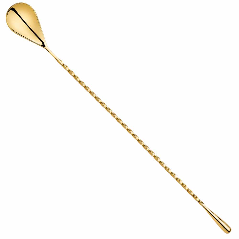 Cuillère barre dorée Drop 30 cm