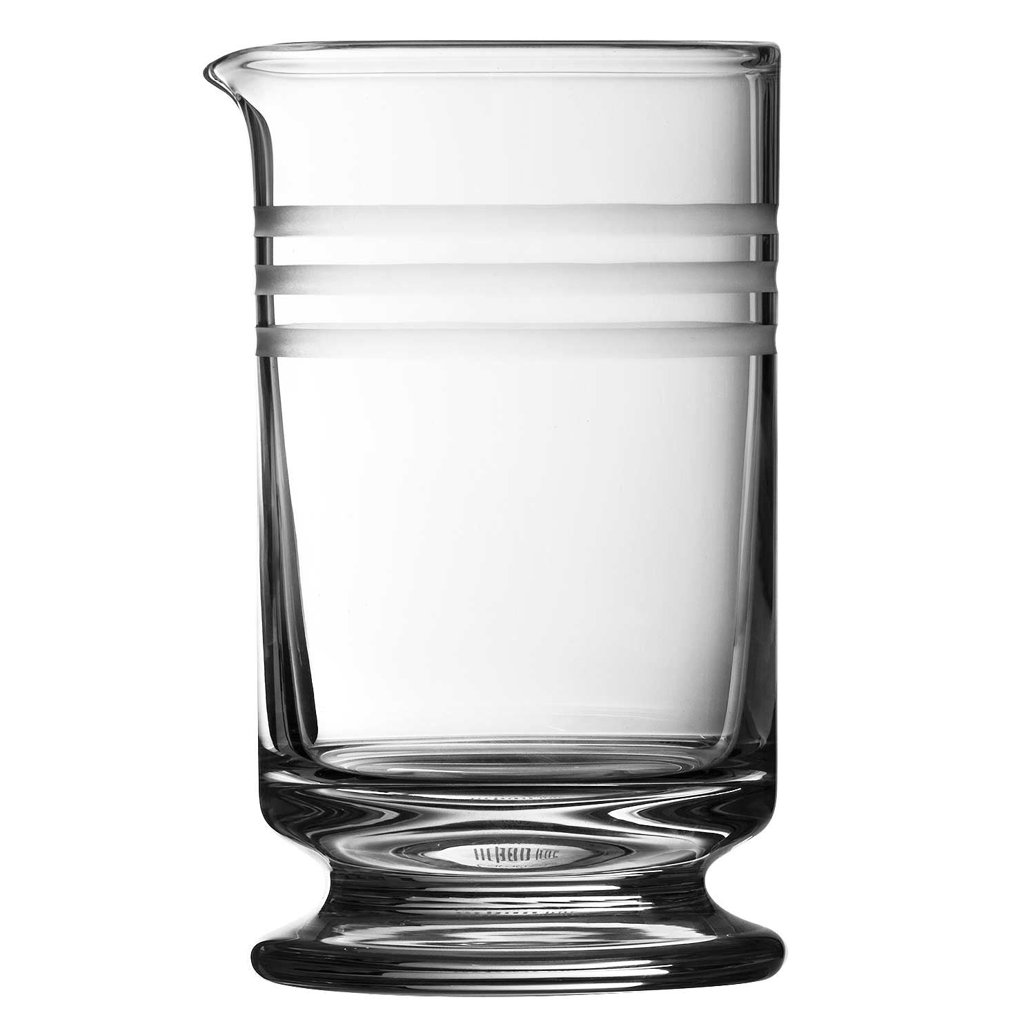 Calabrese 3 Cuts Cocktail-Mischglas mit Fuß, 60 cl