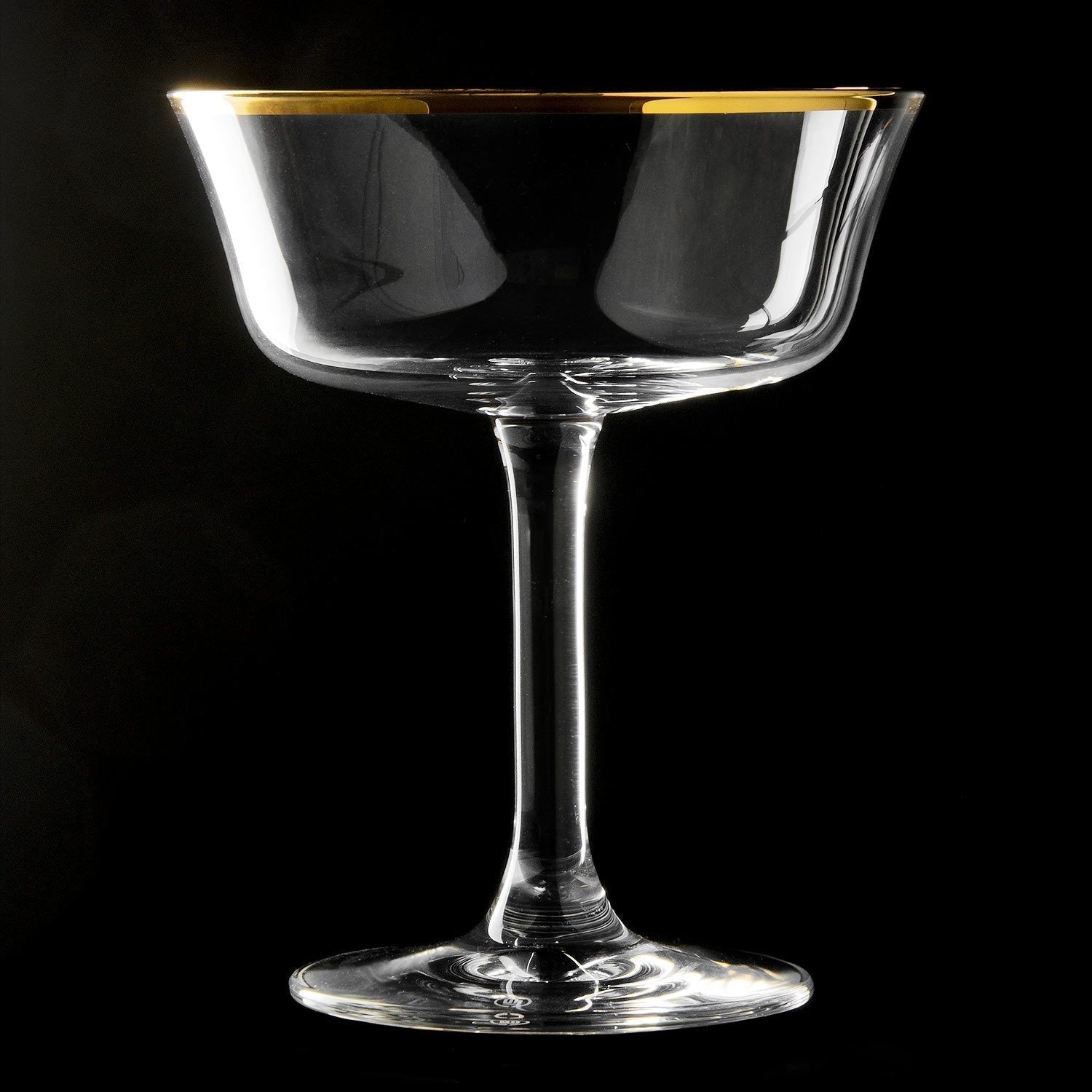 Coupe à champagne Fizzio à bord doré 26cl