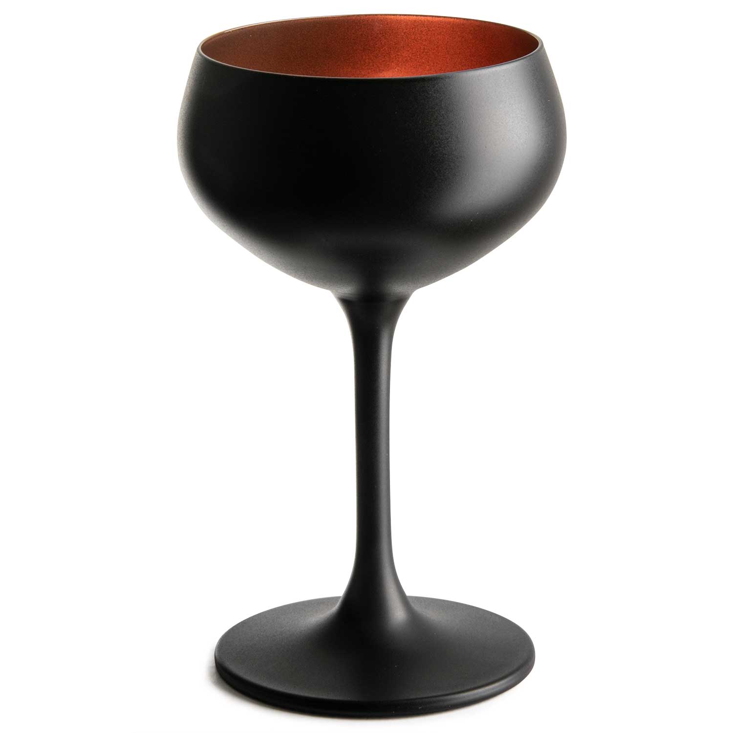 Coupe à cocktail champagne noire 21 cl Oro Nero