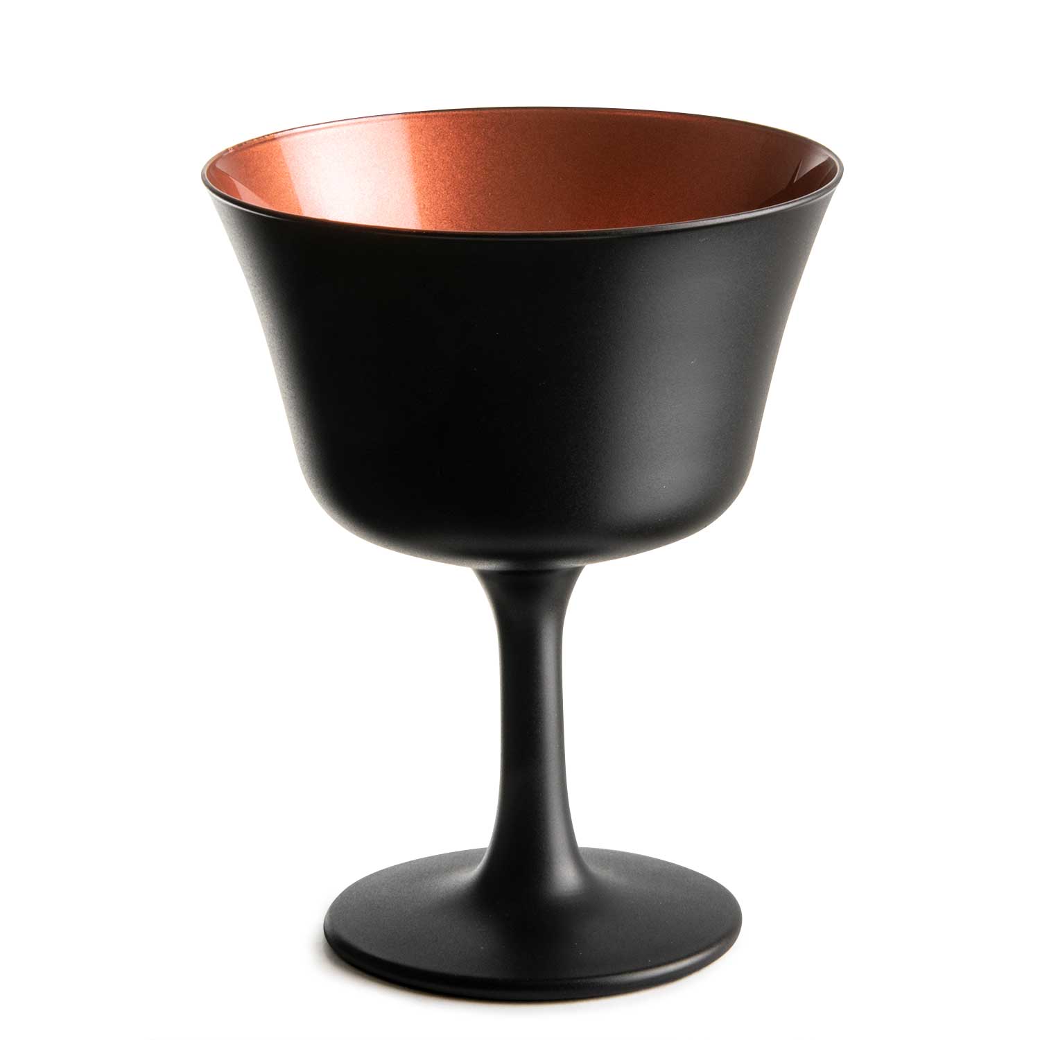 Coupe à champagne cocktail noire 20cl Oro Nero Fizz