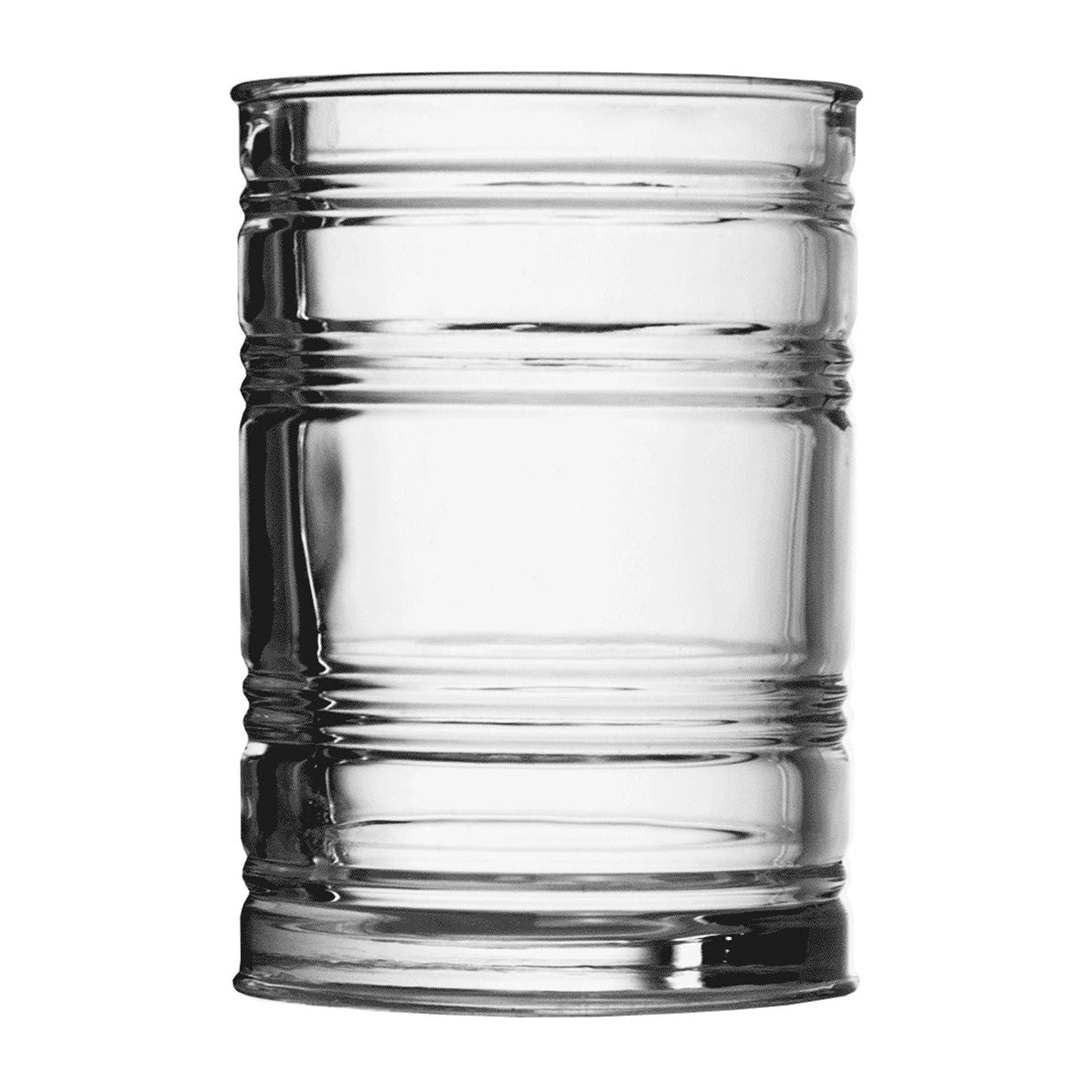 Bicchiere Tumbler in vetro a forma di lattina 31cl