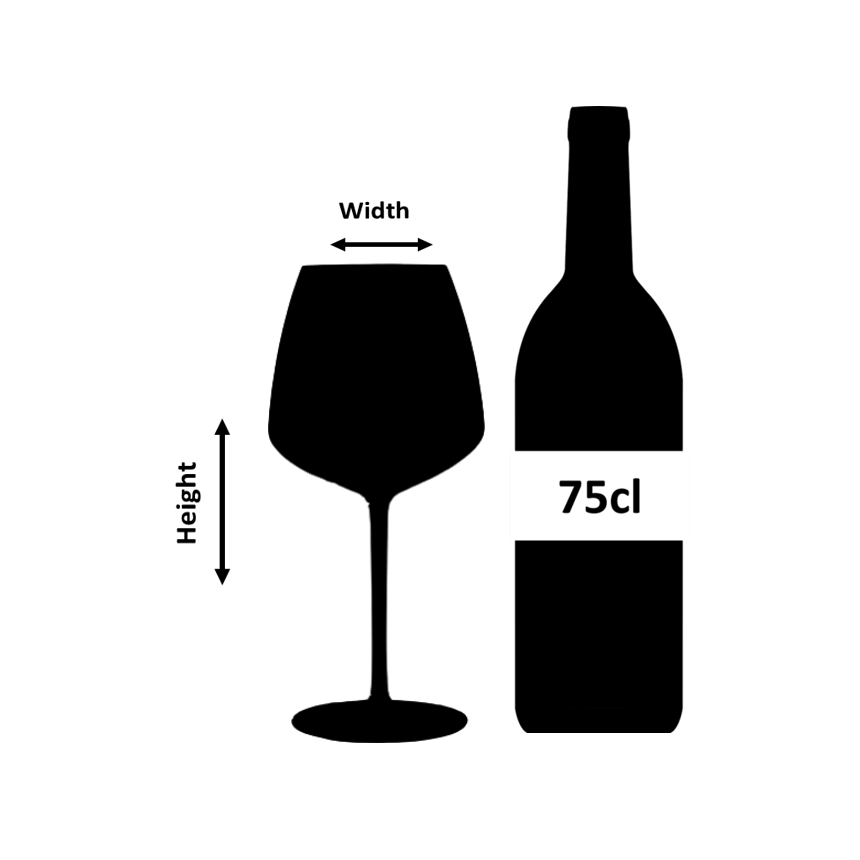 Iris Verre à vin en plastique incassable 76 cl