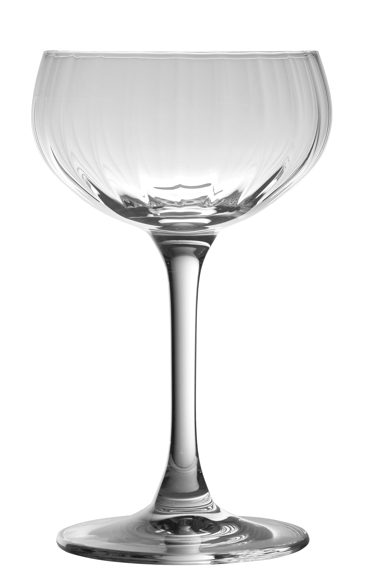 Coupe à champagne rétro à motif optique 21 cl - boîte de 4