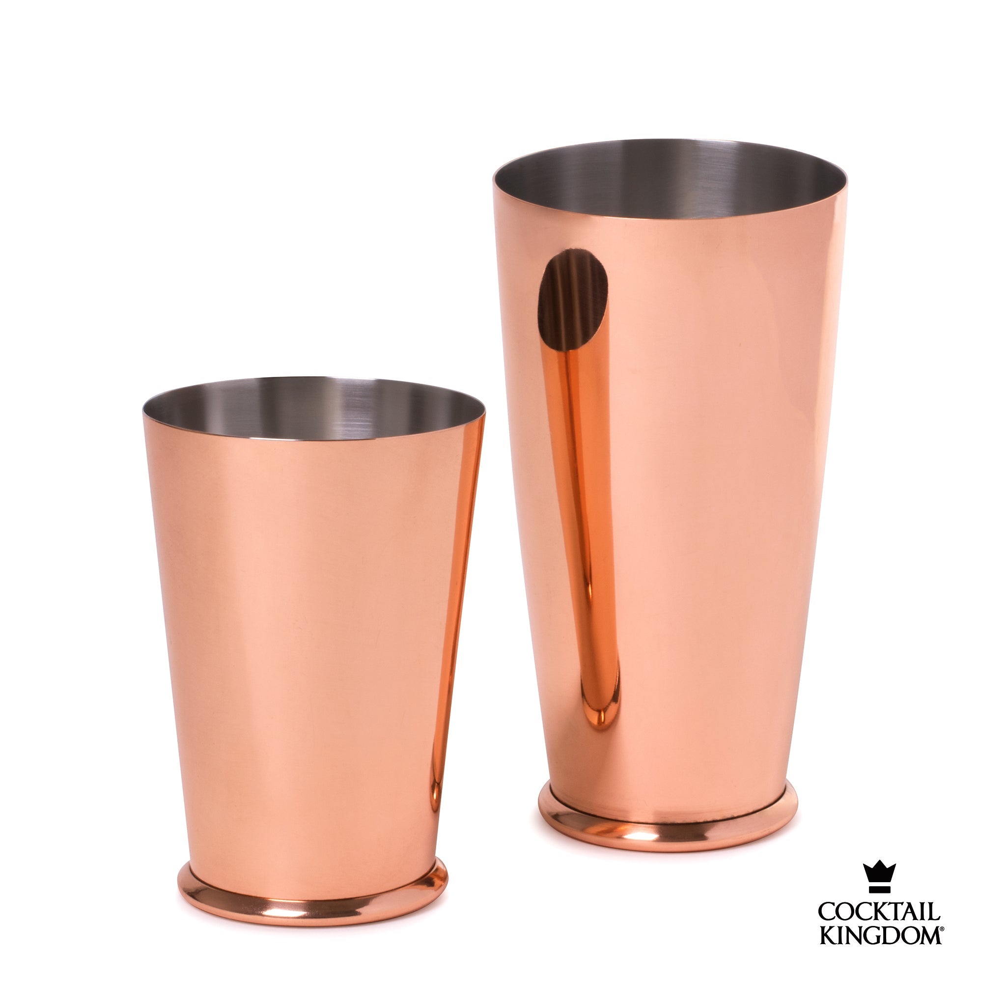 Set aus Leopold® beschwerten Shaker-Tins – kupferbeschichtet