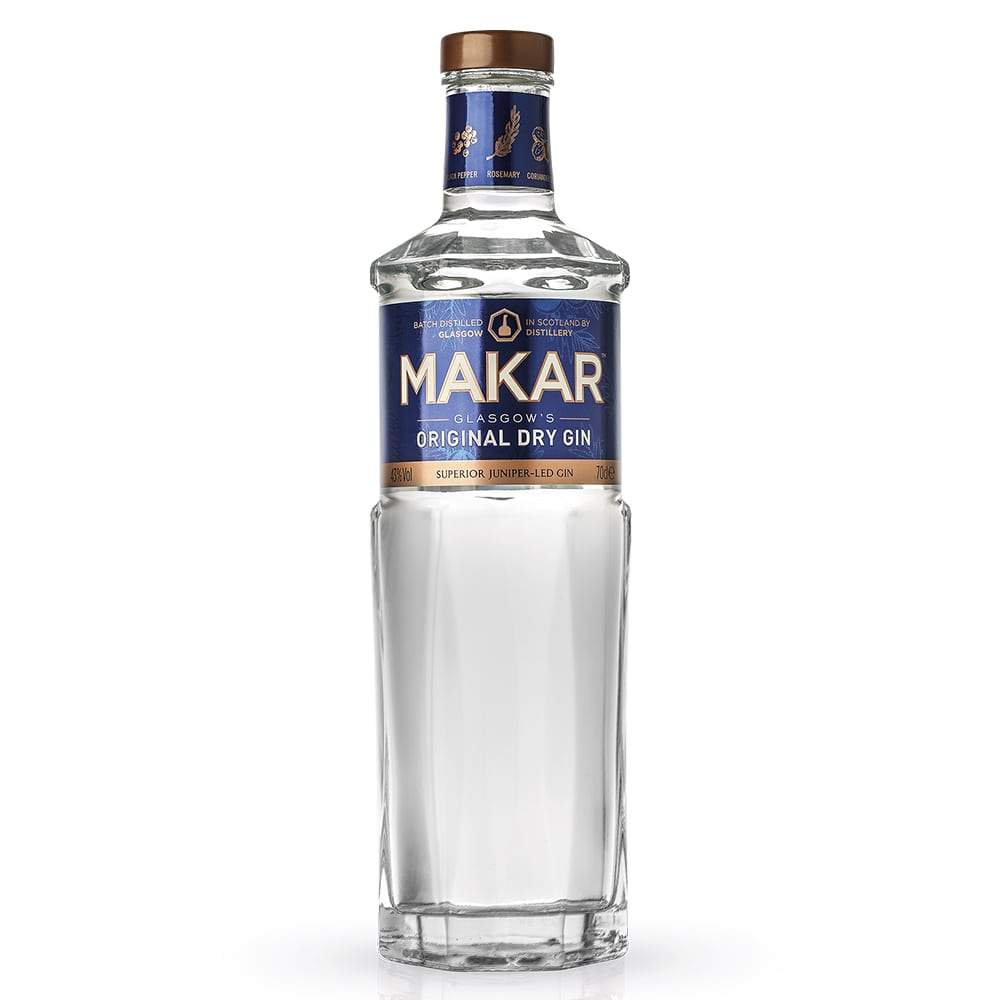 Makar Glasgow Original Dry Gin - 70cl