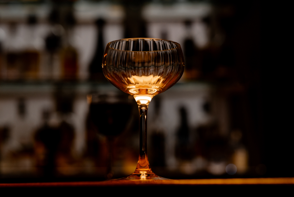 Coupe à champagne rétro à motif optique 21 cl - boîte de 4