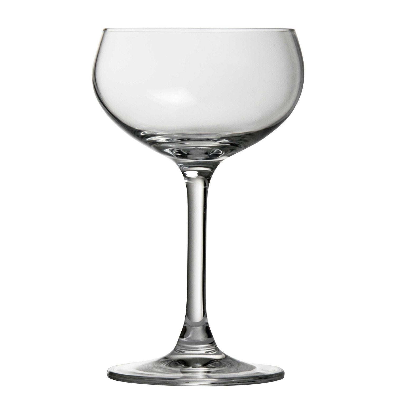 Retro Champagner-Coupéglas 21cl - 4er-Box
