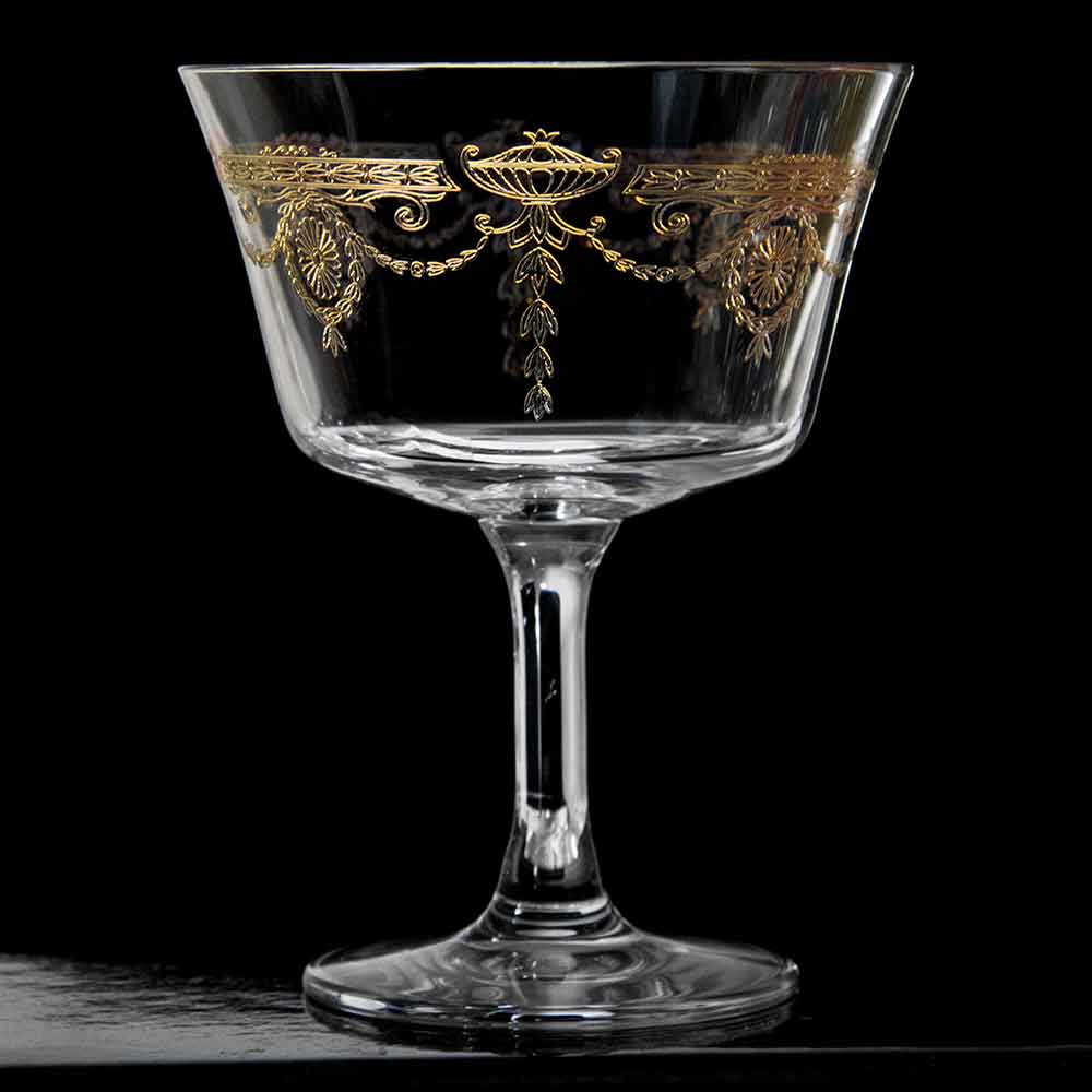 1890 Gold Fizz Cocktailglas Coupe 20cl