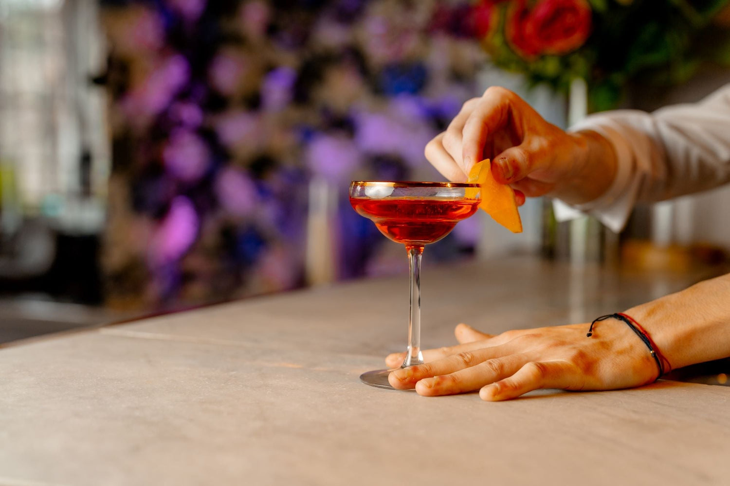 Gold Rim Coley® Crystal Glass Coupe 17cl