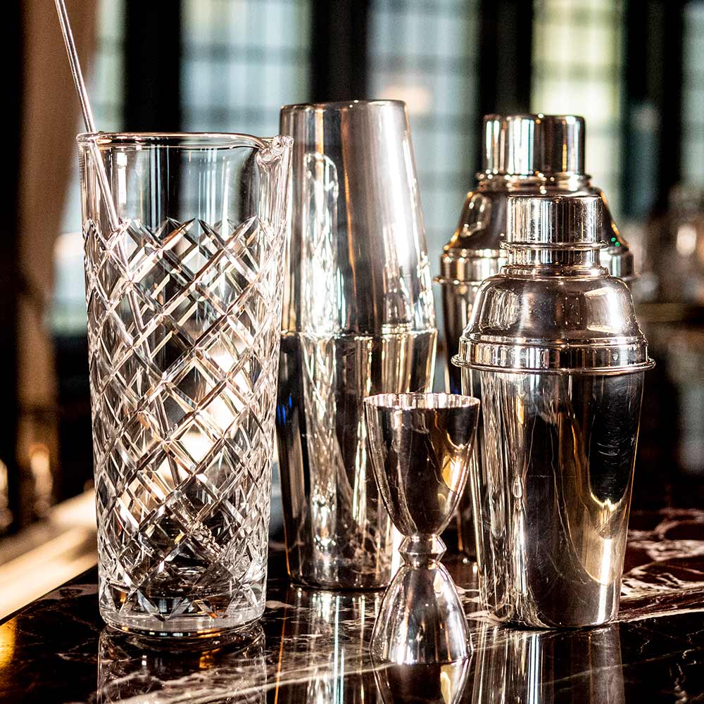 Classico Shaker à cocktail tin-on-tin plaqué argent 1 Pint