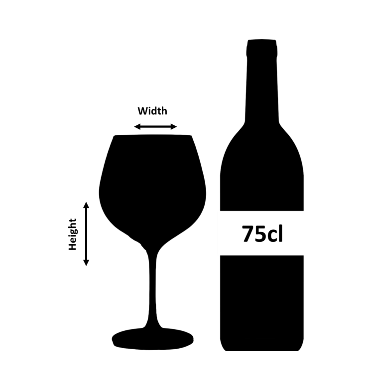 Vaso de cristal sin plomo para ginebra, 65 cl