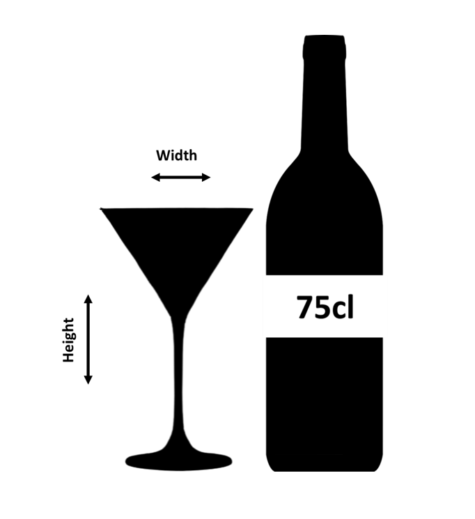 Verre à cocktail Martini 1910 21cl - boîte de 6